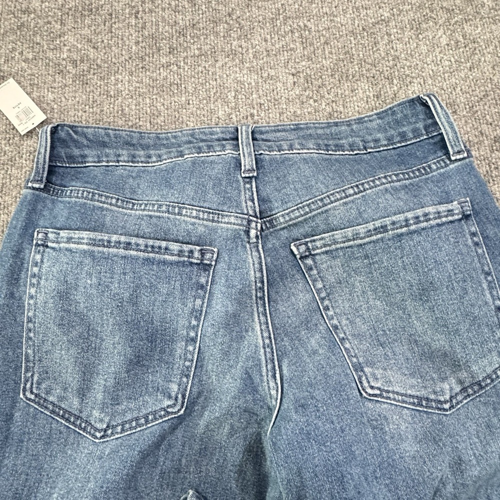 Old Navy Women's 8 Petite High Rise Sky Hi Wide Leg Denim Jeans NWT - Picture 8 of 8